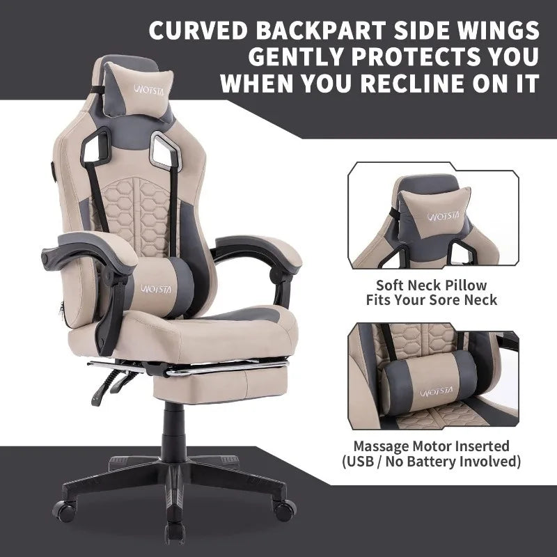 Gaming Chair with Massage